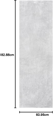 Loni Katı Makinede Yıkanabilir Tüylü Parça Halı - 2x6 Makinede Yıkanabilir Yolluk Tüylü Halı Geçiş Açık Gri/Fildişi Halılar Oturma Odası Yatak Odası Yemek Odası Kreş Giriş Koridoru için