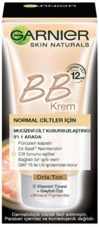 BB Krem Mucizevi Normal Ciltler İçin Cilt Kusursuzlaştırıcı Orta Ton 40ml