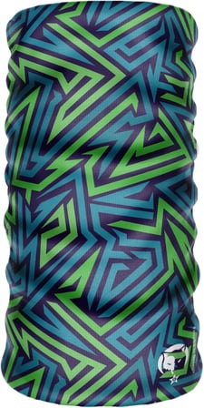 Dijital Desing Seamless +UV Mavi Renkli Desenli Boyunluk Bandana Buff Saç Bandı Maske Balaklava Toka