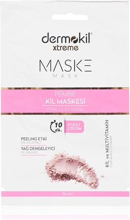 Pembe Kil Yüz Maskesi 15 ml