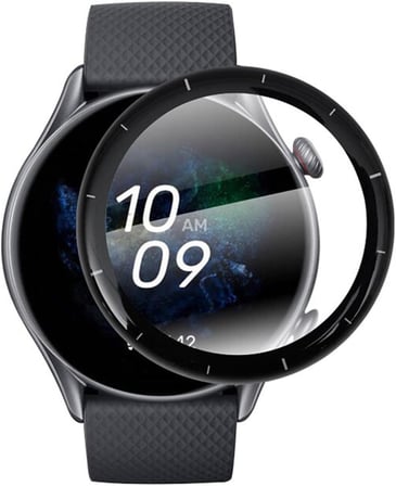 Amazfit GTR 3 Tam Kaplayan 3D Ekran Koruyucu Film - Siyah