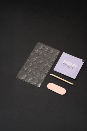 Beauty Takma Tırnak Pro Yapıştırıcı Seti (Pro Yapıştırıcı, Törpü, Ahşap Çubuk, Alkollü Mendil)