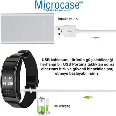 2.84 mm Konnektör Akıllı Saatler için Manyetik Şarj Kablosu - AL2747