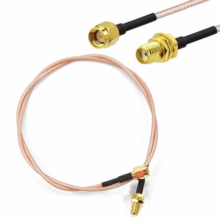 100cm Erkek Dişi SMA Kablo 1 Metre RF Uzatma Kablosu 50 Ohm 0-6Ghz Koeksiyel Wifi Gsm Gprs Anten Modem Lora Helium