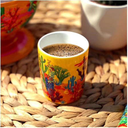 - Tazzina Espresso fincanı, kaktüs, 2 adet