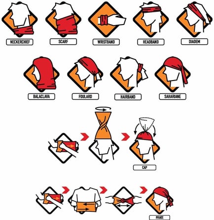 Extreme Spor Motor Ve Bisiklet Kullananlara Özel Desenli Buff Boyunluk Bandana Balaklava ST039