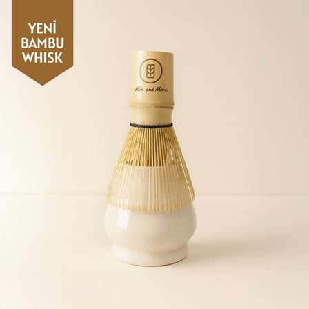 And More - Matcha Whisk El Yapımı Özel Bambu Köpürtücü