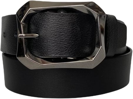 Hakiki Deri Mat Gümüş Tokalı Kırmızı Kadın Kot, Spor Kemer 4 Cm, An-Byn-07