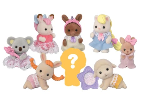 Sylvanian Families Bebek Minifigür Eğlenceli Saçlar Serisi, Çok Renkli, Plastik