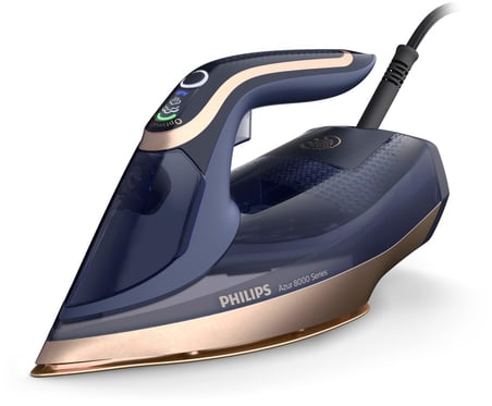 Azur 8000 serisi buharlı ütü – 70 g/dk sürekli buhar, 240 g turbo buhar çıkışı, 3000 W güç, OptimalTEMP teknolojisi, yeşil opal (DST8030/70)
