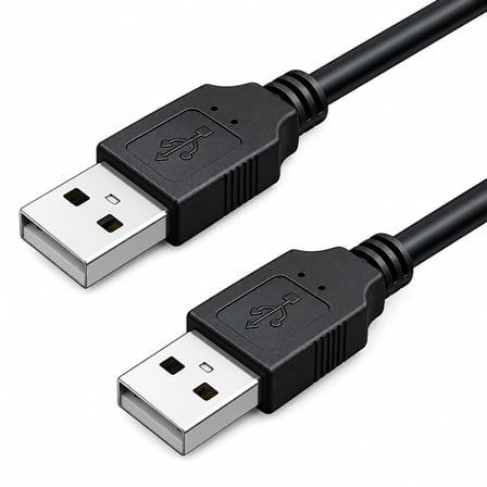 USB to USB Erkek Kablo, 50 cm USB-A Erkek Erkek Bağlantı Kablosu, Notebook Soğutucu USB Kablosu, USB Fan ve Uyumlu Cihazlar İçin Kısa USB Güç Bağlantı Kablosu