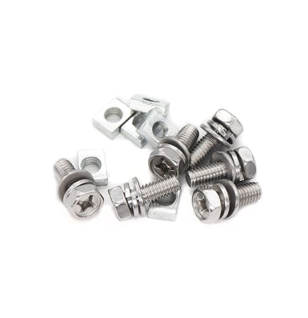 Cıvataları ve Somunları, M5 x 10 mm ATV Akü Terminal Cıvataları, Motosiklet, Tekne, E-Bisiklet, Elektrikli Forkliftler için Paslanmaz Çelik M5 Cıvatalar, 10'lu Paket