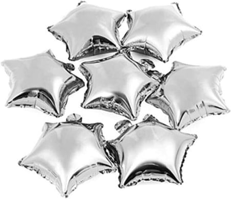 Yıldız Folyo Balon Set 10 adet 25 cm