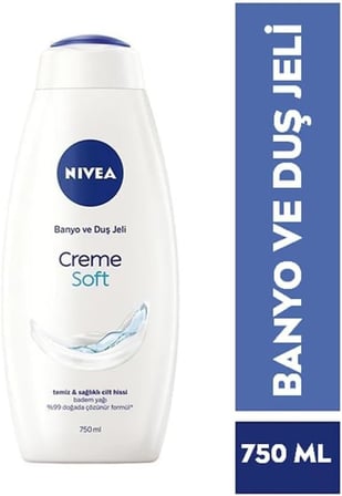 Banyo Seti,Cream Soft Duş Jeli 750 ml,Fresh Natural Kadın Deodorant 150 ml,Vücut Losyonu 400 ml,Böğürtlen Dudak Bakım Kremi ve Banyo Terliği Hediye!
