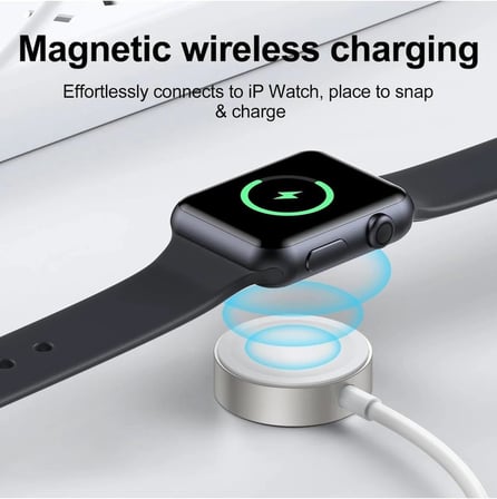 MANYETİK ŞARJ TİPİ C KABLO 120 CM APPLE WATCH BEYAZ