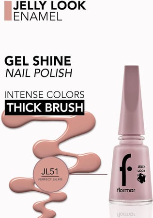 Look Yüksek Pigmentli & Parlak Bitişli Jel Görünümlü Oje