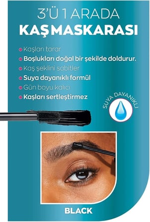 Brow Boost Kaş Jeli Soft Black