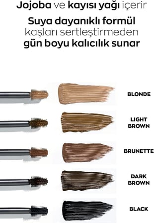 Brow Boost Kaş Jeli Soft Black