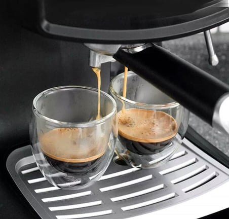 Çift Katmanlı Espresso Cam Bardak Seti 6'lı 80 ml | Borosilikat Double Wall Isı Yalıtımlı Şeffaf Kahve Bardağı | Espresso ve Ristretto için