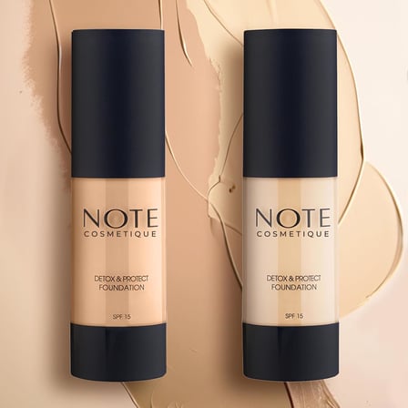 Cosmetics Detox & Protect 04 Sand Canlandırıcı Etkili SPF 15 Kapatıcı Fondöten