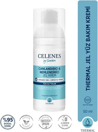 By Sweden Nemlendirici ve Canlandırıcı Thermal Jel Günlük Bakım Kremi 50 ml