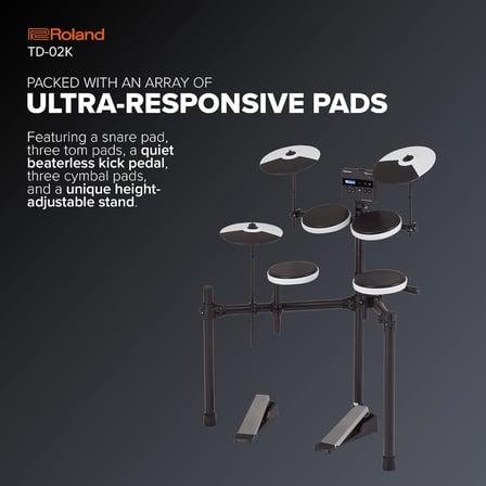 TD-02K V-Drums Elektronik Davul Seti