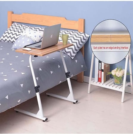 Üstü Koltuk Kenarı Eğim Ve Yükseklik Ayarlı Çocuk Ders Çalışma Çok Amaçlı Sehpası Masa 40CMX60CMX67CM