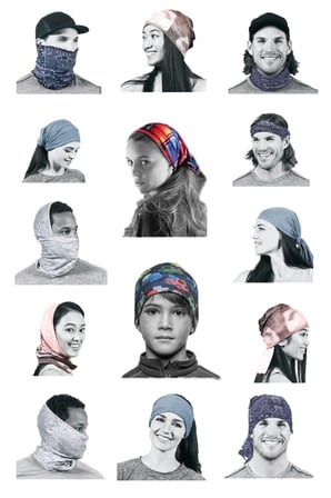 taktik Multifunctional Flag of Israel Seamless UV+Face Mask Headband Bandana Do Rag Hairband