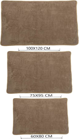 TİNEKE Kedi Ve Köpek Battaniyesi yumuşak Welsoft Peluş Yıkanabilir 1 ADET KAHVERENGİ (ORTA BOY 100X80)