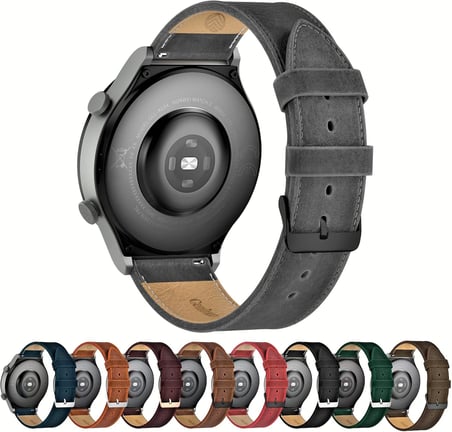 Huawei Watch Deri Kordon GT GT2 GT2e GT3 GT3Pro GT4 Pro GT5 Pro GT6 Uyumlu Deri 22mm Kordon
