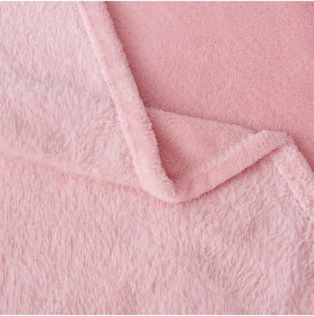 Wellsoft Battaniye Televizyon Battaniyesi Peluş Polar Battaniye Tek Kişilik 170 * 230 Pembe