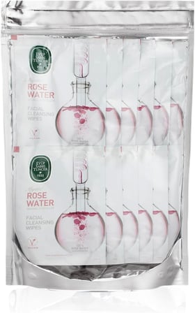 Sabri Tuncer Mistik Gül Suyu Yüz Temizleme Mendili 30lu Doypack Poşet 9,3 X 12,5 Büyük Boy