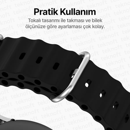 22mm ile Uyumlu Saatler için Ocean Loop 46mm Silikon Kordon HUAWEI Watch (GT7 Pro/GT7/GT6 Pro/GT6/GT5 Pro/GT5/GT4/Watch 4 Pro/GT3/GT3 Pro/GT2/GT2 Pro)