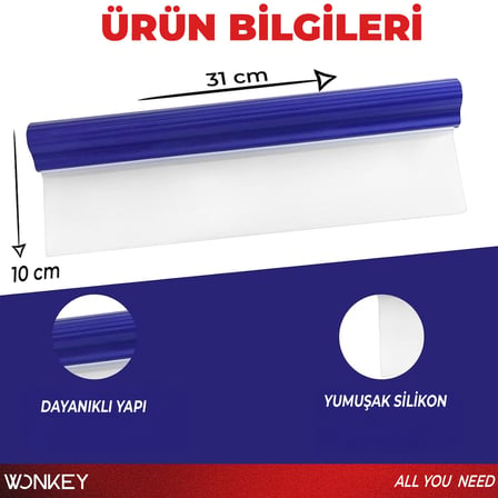 - Silikon Uçlu Kaporta Su Çekeceği, Oto Araba Yıkama Kurulama Su Alma Çekeçek, Çizmez Otomobil Cam Su Çekme Aparatı, Oto Çekcek