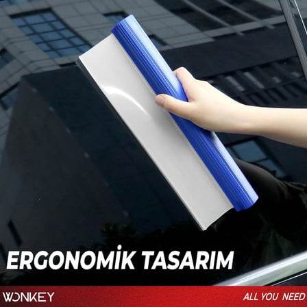 - Silikon Uçlu Kaporta Su Çekeceği, Oto Araba Yıkama Kurulama Su Alma Çekeçek, Çizmez Otomobil Cam Su Çekme Aparatı, Oto Çekcek