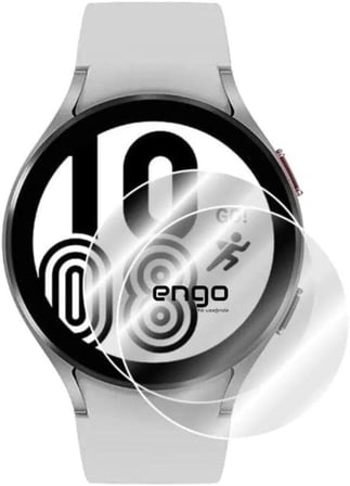 Samsung Galaxy Watch 5 44mm İle Uyumlu Ekran Koruyucu Çizilmeye Dayanıklı Akıllı Saat Koruması, 9H Temperli Kırılmaz Esnek Nano Cam, HD Şeffaf 2 Adet
