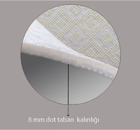 Dijital Baskı Yıkanabilir Kaymaz Taban Çocuk Odası Halısı RVG4068 100x150 cm