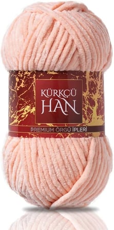 Han Kadife 100GR 95MT El Örgü İpi (Beyaz)
