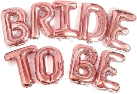40 Cm Gümüş Bride To Be Folyo Balon