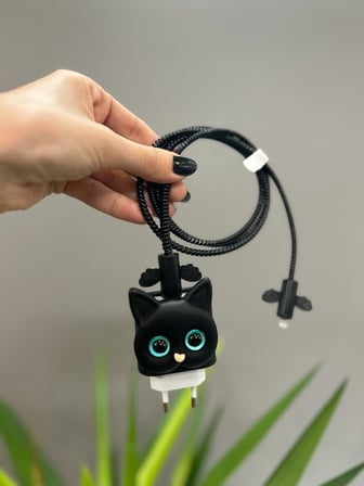 Kablo Koruyucu 4'lü Set iPhone 20W Şarj Adaptör Uyumlu