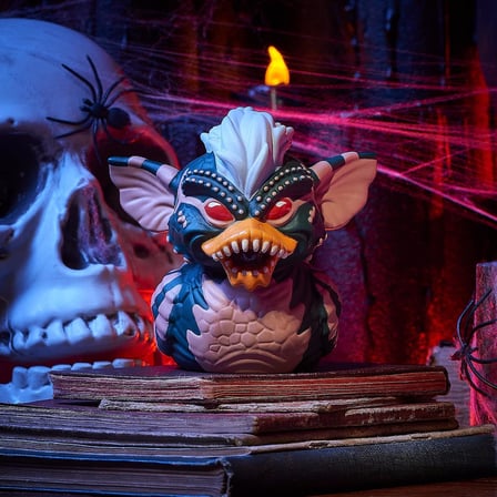 Box-Edition Stripe Koleksiyoncu Vinil Kauçuk Ördek Figürü - Resmi Gremlins Ürünü - Televizyon, Film ve Video Oyunları