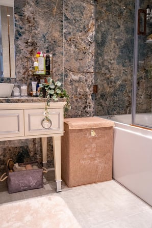 Kapısı Keçe Çok Amaçlı Kapaklı Düzenleyici Kutu 55 x 41 x 30 Cm (Mega, Bej)