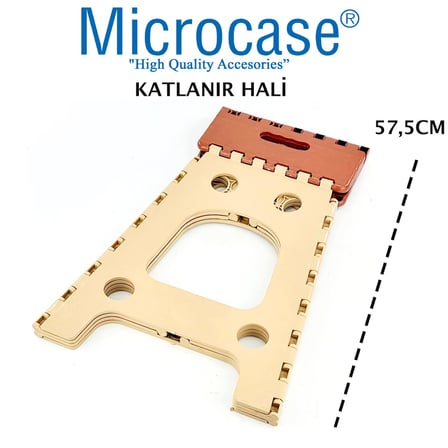 Taşınabilir Katlanır Portatif 3 No Kamp Sandalyesi Tabure 45,5cm x 35cm AL3888