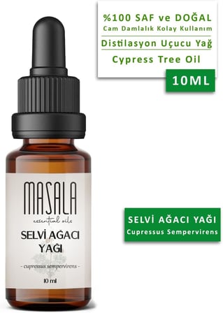 Saf Selvi (Servi) Yağı 10 ml. - (Cypress Essential Oil)