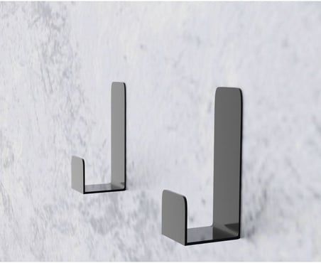 Yapışkanlı Askılık Kapı Arkası Bornoz Askılığı Yapışkanlı Mutfak Banyo Askısı Havlu Askılığı Elbise Askılığı 4'lü set 3M Yapışkanlı Tasarım MT75S
