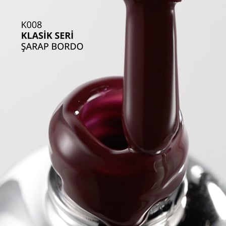 professional Kalıcı Oje K008 Şarap Bordo 4 ml