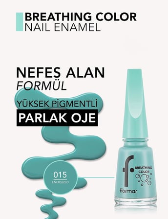 Color Yüksek Pigmentli & Parlak Bitişli Nefes Alan Oje