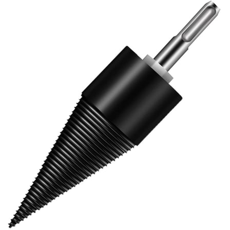 32mm Yakacak Odun Doğrama Matkap Ucu Ahşap Yarma Aracı Koni Kütük Bölücüler Elektrikli Kereste Kırma Makinesi Yakacak Odun Doğrayıcı Kırıcı Uçları Aksesuar