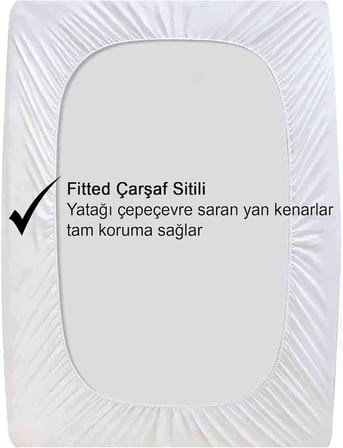 Home%100 Pamuklu, Sıvı Geçirmez Bebek Alezi,Bebek Alez Yatak Koruyucu, Çocuk Yatak Koruyucu Alezi,Park Beşik Yatak Alezi,Park Beşik Yatak Koruyucu (80x130)