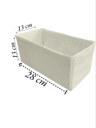 Beyaz Çekmece İçi Düzenleyici Organizer Set - Çok Amaçlı Dolap İçi Kutu Seti (28 * 13 * 13)